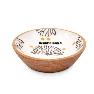 Bol à chocolat en bois de haute qualité fait à la main bol sucré de table Ramadan bol à chocolat en gros décoratif - Product Image 1