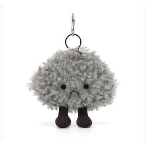 Porte-clés en peluche nuage sombre populaire, mignon, doux, personnalisé, vente en gros, jouet, pendentif de sac - Product Image 1