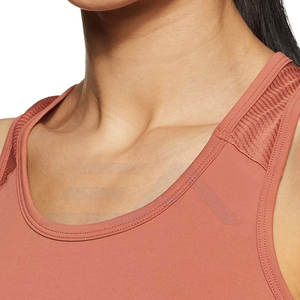 Camiseta sin mangas de alta calidad y transpirable para mujer, con logo frontal, estilo gimnasio, de poliéster/algodón, de secado rápido y ecológica, en venta. - Product Image 4