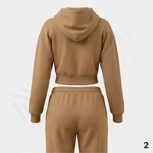 Chándal Deportivo para Mujer, Último Diseño, 100% Algodón, para Gimnasio, Atletismo, Correr, Trotar, Suave - Product Image 2