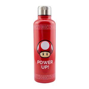 Super Mario ¡Potencia tu Poder! Botella de Agua de Acero Inoxidable, Termo para Viajes y Regalos Empresariales, Botella Térmica - Product Image 1