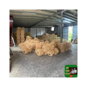 Lampe contemporaine suspendue en bambou sur mesure pour les maisons écologiques, les restaurants et les centres de villégiature Design d'éclairage intérieur - Product Image 6