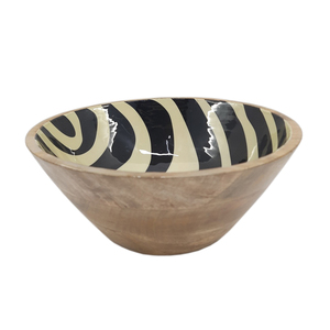 Modern Design Wooden Round Shape Fruit Bowl for <b>Tabletop</b> Kitchenware Salad Bowl Home & Hotels Food & Snacks Serving Bowls - Product Image 2