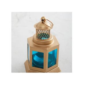 Usine vendant une lanterne de Salsa multicolore avec un bougeoir de conception de finition peinte idéal pour la maison et la décoration de table - Product Image 4