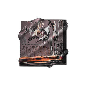 Pañuelo Cuadrado de Seda Crepé Satinado Pierre Cardin 90x90 - Accesorio de Moda para Invierno - Product Image 1