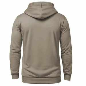 Sweat à capuche zippé de haute qualité pour homme, poids lourd, 100% coton molletonné, sweat à capuche zippé uni - Product Image 2