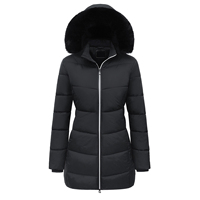 Blouson Bomber Femme Imperméable Camouflage Rivets Perles Rayures à Capuche Rembourré Coton Ample Épais Chaud Léger Vente en Gros Usine