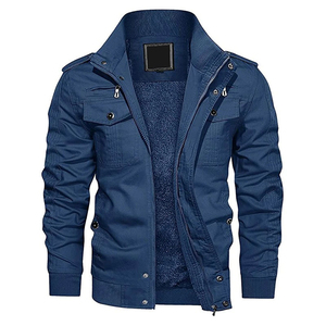 Chaqueta Cortavientos Térmica de Invierno para Hombre, con Capucha, Transpirable, Ligera, Cuello Alto, Impermeable, Estilo Motociclista, Estilo Urbano - Product Image 6