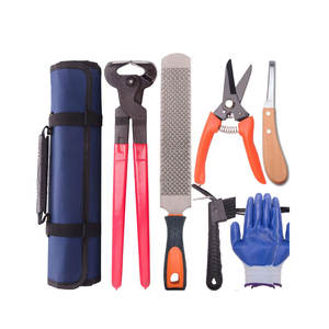 Kit d'outils de maréchal-ferrant professionnel pour le soin des sabots de cheval, ensemble durable en acier inoxydable, kit d'outils de maréchal-ferrant de qualité supérieure - Product Image 1