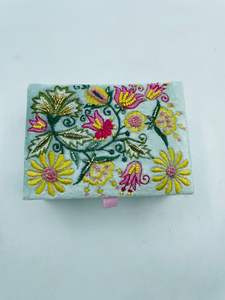 Bolsas de Tela Bordadas a Mano, Personalizables, de Terciopelo y Algodón, Multicolores, para Recuerdos de Boda, Eventos Religiosos, Promocionales - Product Image 2