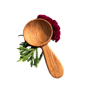 Cuchara para comer de madera Natural ecológica de alta calidad, PARA CENA cucharadita, ensalada, postres, cuchara de madera para bebé - Product Image 1