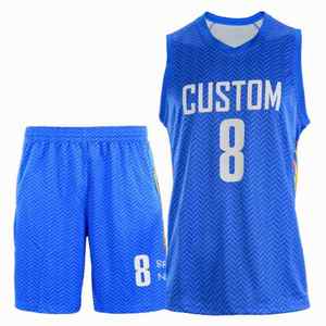 Custom <b>Polyester</b> Basketball Jersey Set New Design Sublimation Printing Sports Uniform Shirt & <b>Shorts</b> for Teams - Product Image 3