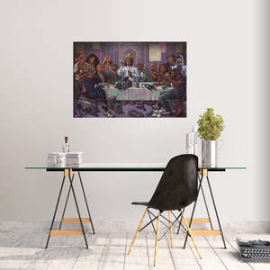 Modern Hip Hop <b>Poster</b> the Last Supper Design Made of Durable Paper for Wall Decor - Product Image 3