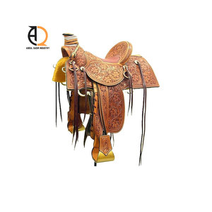 Conjunto Completo de Silla de Montar de Cuero para Equitación con Cincha, Estribo y Correa - Product Image 3