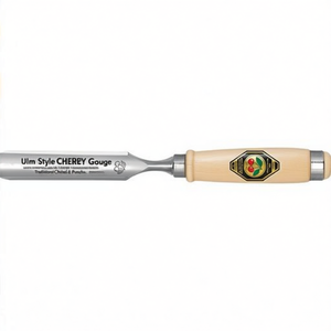 Ciseaux à bois traditionnels Ulm Style CHERRY avec 2 pinces en acier, largeur de coupe 16 mm, manche en hêtre - Product Image 3