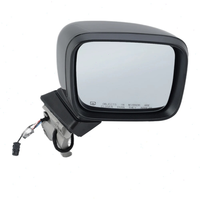 Ensemble de rétroviseurs pour Jeep Renegade BU 2015 2016 2017 2018 2019 2020-2022 Noir brillant Rétroviseurs latéraux chauffants Accessoires de voiture
