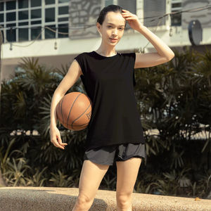 Ultifresh Débardeurs unisexes Sporty Hip Hop Tricotés 100% Polyester Respirant Évacuation de l'humidité Broderie 3D Col rond 160g - Product Image 5