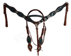 Modelo de tallado de cristal de circunferencia de cuero occidental ligero de diseño personalizado para caballete de equitación ecuestre y coraza - Product Image 2