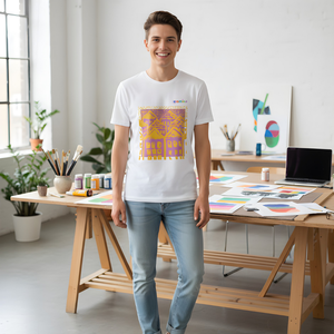 Collezione di T-shirt da uomo Cromika, taglia L, ispirata alle opere di arte del marchio, case soride, modello, confezione da 1 - Product Image 4