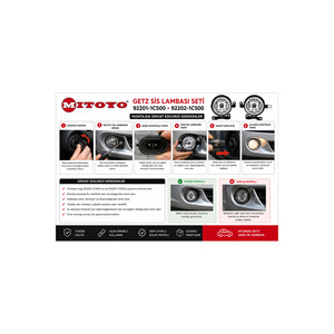 Juego de Faros Antiniebla LED Compatibles con Hyundai Getz OEM, Izquierdo y Derecho, 92201-1C500 92202-1C500, Modelos 2006 y Posteriores, Nuevo - Product Image 3