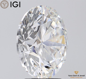 Diamante CVD cultivado en laboratorio 4,50 QUILATES FORMA REDONDA F Color VVS2 Claridad IGI Certificado 10,63 MM para JOYERÍA única - Product Image 6