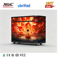Pantalla LED Curva Personalizada HDR10+ con Brillo de 600CD, Pantalla de Recepción P2 para Vestíbulo de Hotel, Bar, Pantalla Digital Promocional de Pared, 2 Años de Garantía