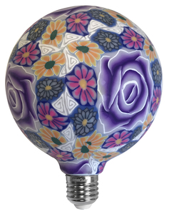 Lámpara de silicona con forma de flor violeta 4W G125 (F-Bright 2601290) - Product Image 2