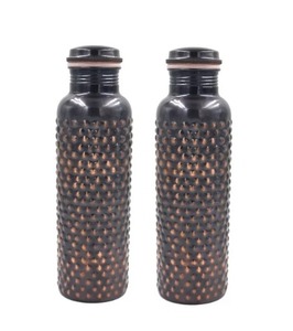 Venta caliente 330 GM Ant. Botella de cobre de diamante 1L Sin BPA A prueba de fugas Diseño clásico Unisex Elegancia cumple con la hidratación - Product Image 1