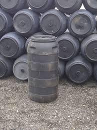 Baril d'eau en HDPE bleu de qualité supérieure, 200 L, durable, hermétique, à ouverture supérieure, usage industriel, grande réduction - Product Image 6