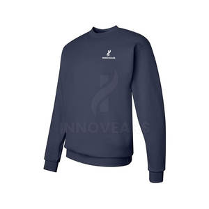 Sudadera Personalizada al por Mayor para Hombre, Cuello Redondo, Talla XS, Forro Polar de Invierno, Algodón/Poliéster, Transpirable, Estampado Sólido, Precio Bajo - Product Image 2