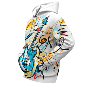 Sudadera con capucha Funky de moda para hombre, jersey de moda de calle holgado hecho de tela de algodón suave - Product Image 3