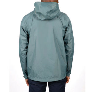 Dernier style Veste de pluie légère à capuche unisexe taille adulte hiver en toile imperméable à carreaux avec fermeture éclair Vente en gros Meilleure vente - Product Image 4