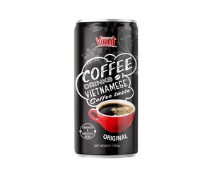 Bebida de café original (grãos de café Arábica) 170ml, amostra grátis de venda quente, marca própria, fornecedores por atacado (OEM, ODM)