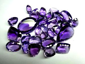 Atractiva piedra preciosa de amatista de 10mm a 15mm de tamaño para hacer joyas Piedra facetada de amatista semipreciosa a precio mayorista - Product Image 2