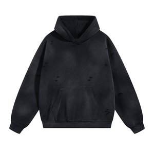 Sudaderas desgastadas de peso pesado de calidad superior unisex, sudaderas con capucha de lana con estilo personalizado a la moda, talla 6XL, invierno con estampado - Product Image 5