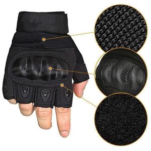 Gants tactiques de tir de chasse noirs résistants aux coupures vente en gros sur mesure - Product Image 5