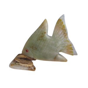 Figurine d'escargot d'onyx artistique fabriquée à la main Sculpture animale en marbre sculpté pour la Collection d'artisanat en pierre inspirée de la nature - Product Image 2