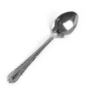 Ensemble de 5 couverts en acier inoxydable pur au design antique, cuillères de mariage de l'Inde, ustensiles de cuisine parfaits pour le restaurant, couverts - Product Image 6