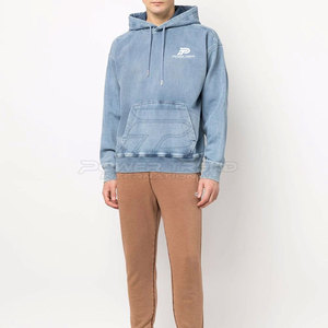 Sudadera con Capucha de Moda con Logotipo Personalizado, Lavado Ácido, Corte Regular, Suave, Básica, 100% Algodón, Transpirable, Ecológica para Invierno - Product Image 5