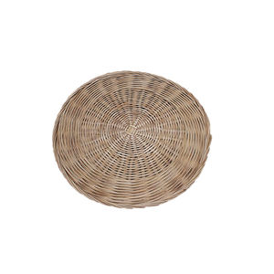 Artex Dong Thap Handmade Eco-Friendly Thin Round Rattan Wicker Charger <b>Plate</b> & Dinner <b>Mat</b> for Home Decor - Product Image 5