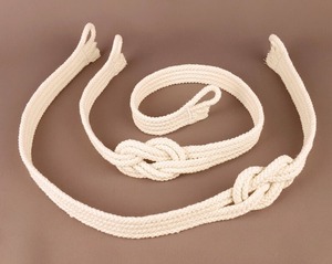 Attache de rideau nautique, embrasses de rideau, dos d'attache de corde, décor de noeud nautique, corde retenir, cordon de coton, Cottage chic - Product Image 5