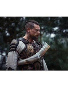 Taza de cuerno de búfalo Natural 100%, recipientes para beber vikingos de cerámica con soporte de Metal para fines decorativos de oficina en casa - Product Image 2