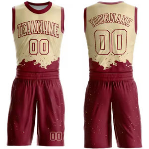 Conjunto de uniforme de baloncesto duradero, ajuste cómodo con colores de equipo personalizables y logotipo, uniformes de baloncesto personalizados - Product Image 1