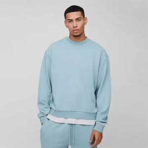 Nueva Llegada: Sudadera Casual de Forro Polar para Hombre, Corte Regular, Hombros Caídos, Técnica de Lavado Ácido, Diseño Bordado, Sudadera Moderna - Product Image 6