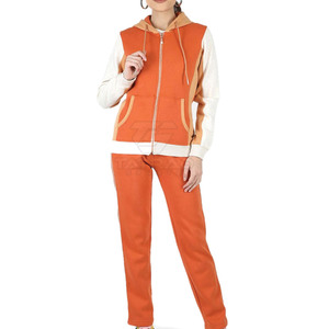 Survêtement décontracté à capuche en coton 100% pour l'hiver, dernier design, logo personnalisé, taille plus, respirant, pour femmes, fabriqué au Pakistan - Product Image 1