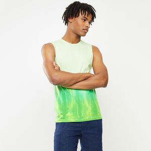 Camiseta sin Mangas Personalizada para Hombre, Talla XL, de Poliéster/Algodón, de Alta Calidad, Transpirable, Tejida, para Gimnasio, Informal, Ecológica, de Secado Rápido - Product Image 1