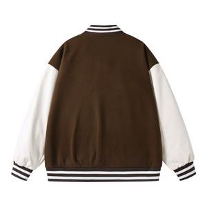 Veste Letterman personnalisée de haute qualité pour hommes hiver imprimé surdimensionné brodé support High Street School Fashion Varsity - Product Image 5