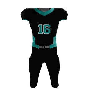 Heat Transfer Printing Quick Dry Breathable Best Size Uniform American <b>Football</b> Tops Men's American <b>Football</b> Jersey - Product Image 2