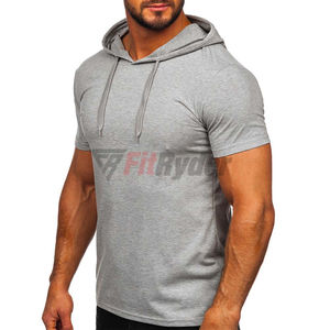 Camisetas con capucha de manga corta para hombre de Material cómodo y transpirable Nuevas camisetas con estilo para hombre Tarifa al por mayor Precio barato - Product Image 2