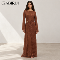Robe longue en dentelle pour femme, élégante et stylée, conception et échantillonnage sur mesure en gros directement de l'usine Kaftan OEM ODM